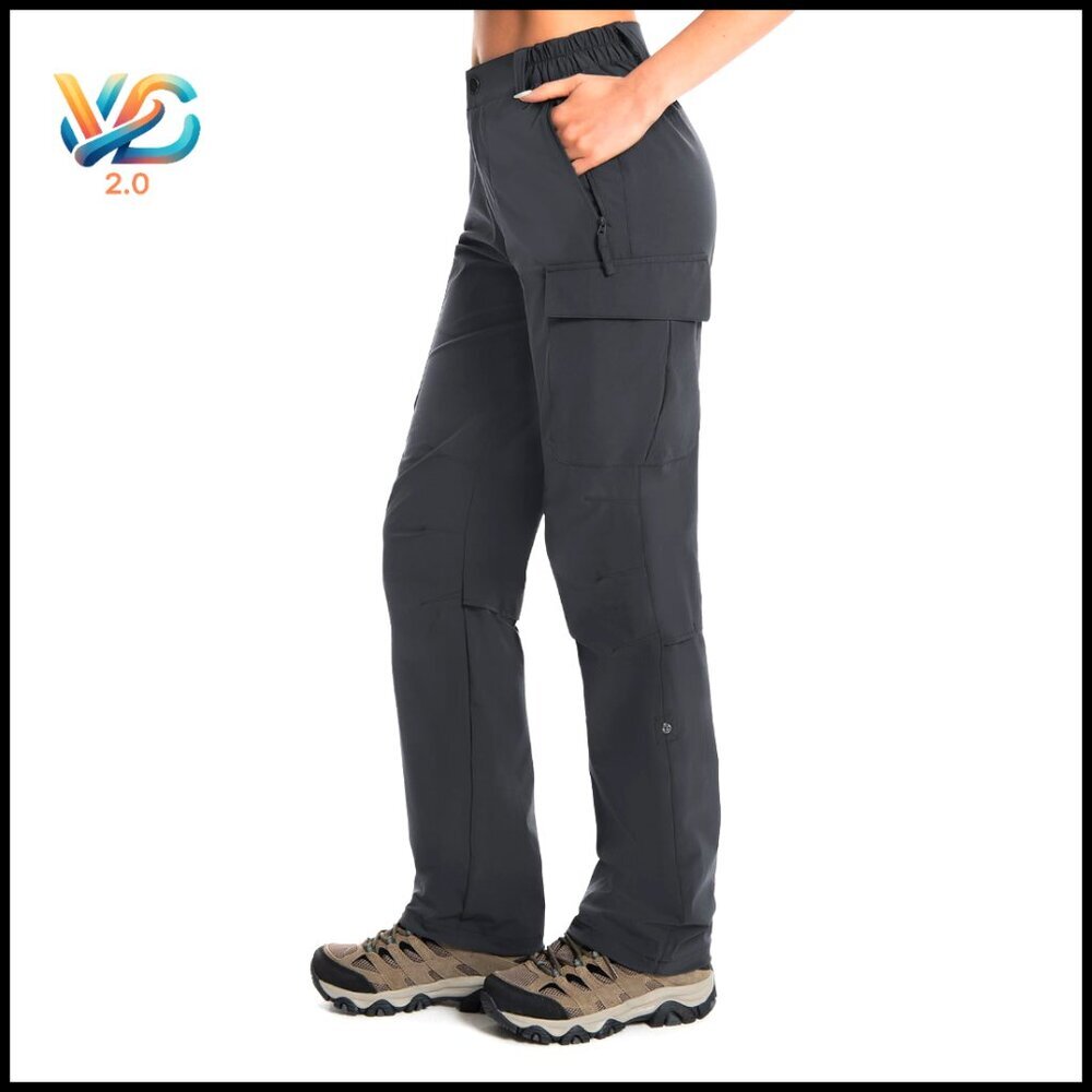 Women's Hiking Pants Quick‎ Dry Water Resistant Cargo Travel Work Summer